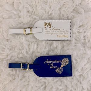 Custom Leather Disney Luggage Tag Favors